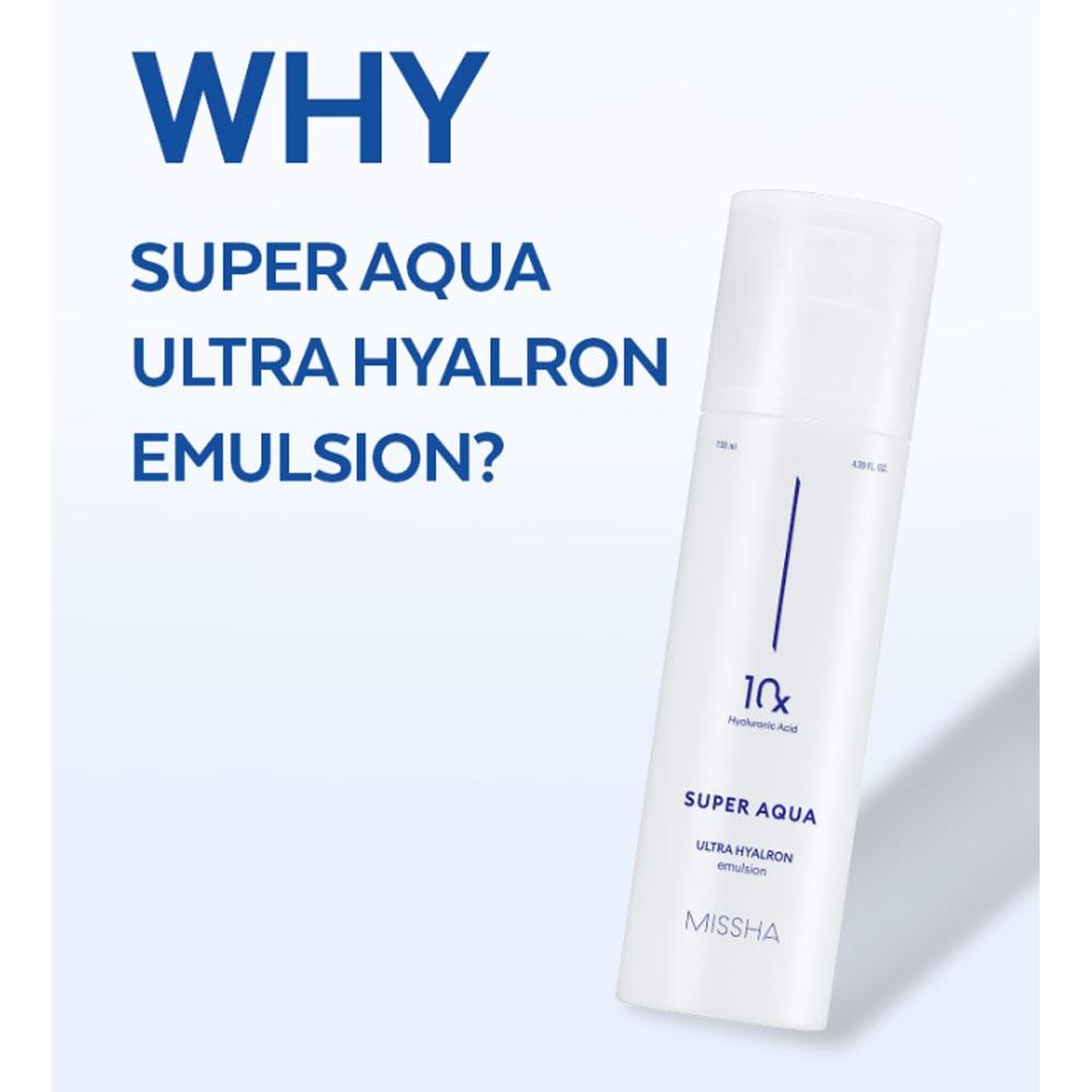 MISSHA, Super Aqua Ultra Hyalron Emulsion, emulsie super aqua ultra hialuron , 130 ml