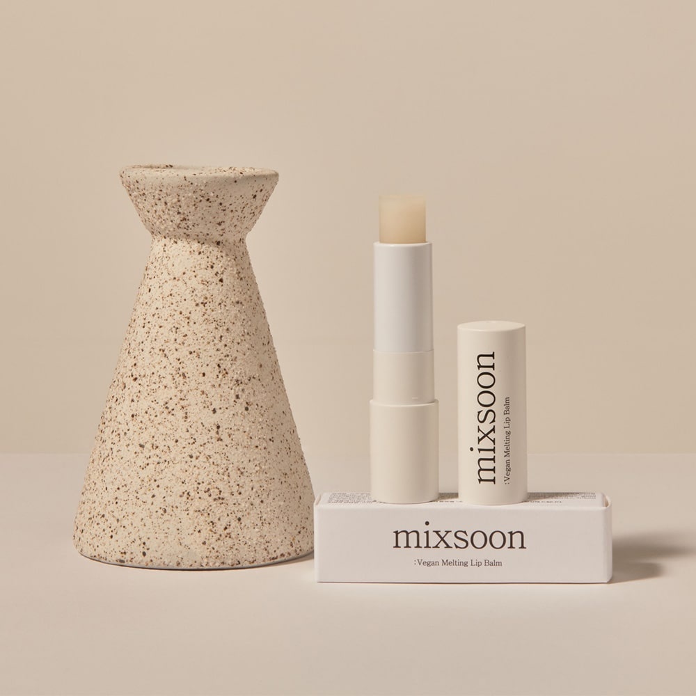 MIXSOON, Vegan Melting Lip Balm 01.Clear , balsam de buze vegan , 4.1 g - 2 | YEO