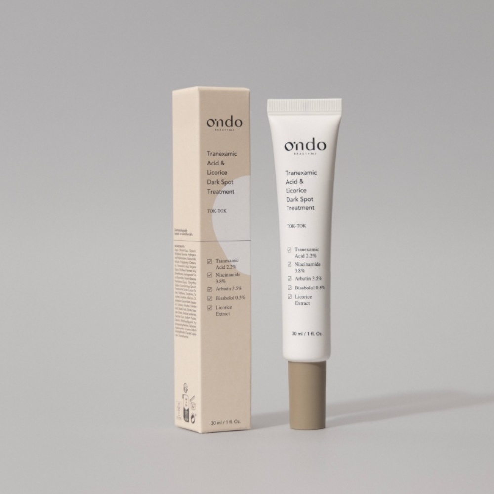 Ondo Beauty 36.5, Tranexamic Acid & Licorice Dark Spot Treatment, tratament pentru pete întunecate, 30 ml - 2 | YEO