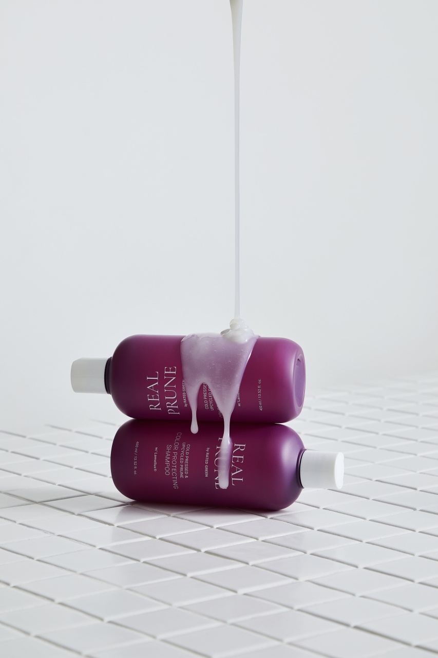 Rated Green, Real Prune Color Protecting Shampoo, șampon pentru protecția culorii real prune, 400 ml - 2 | YEO