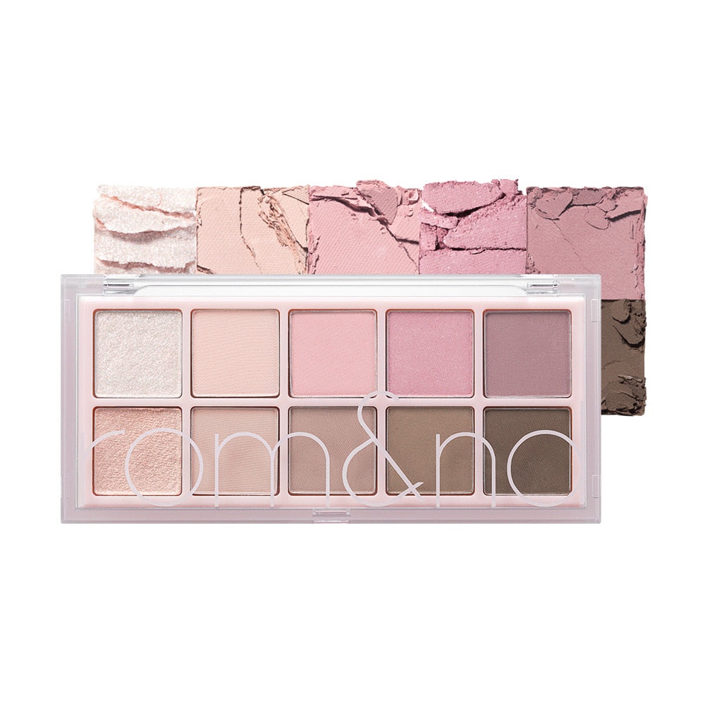 Rom&nd, Better Than Palette Secret Garden - Eye Shadow Palette - 06 Peony Nude Garden , fard de pleoape , 7.5 g