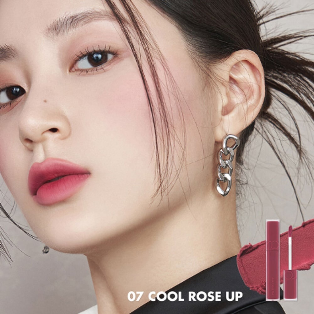 Rom&nd, Blur Fudge Tint - Smoothing Lip Tint - 07 Cool Rose Up , ruj lichid de buze cu un finisaj mat, 5 g - 2 | YEO