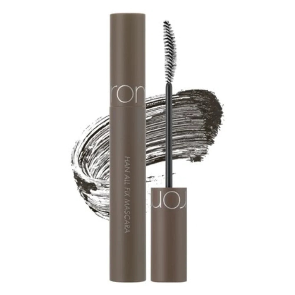 Rom&amp;nd, Han All Fix Mascara - Mascara - 02 Ash, mascara rezistentă la apă, 7 g