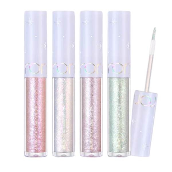 Rom&nd, The Universe Liquid Glitter - Glitter Liquid Eyeshadow - 05 Lovey Flare , fard lichid cu sclipici, 2 g - 1 | YEO