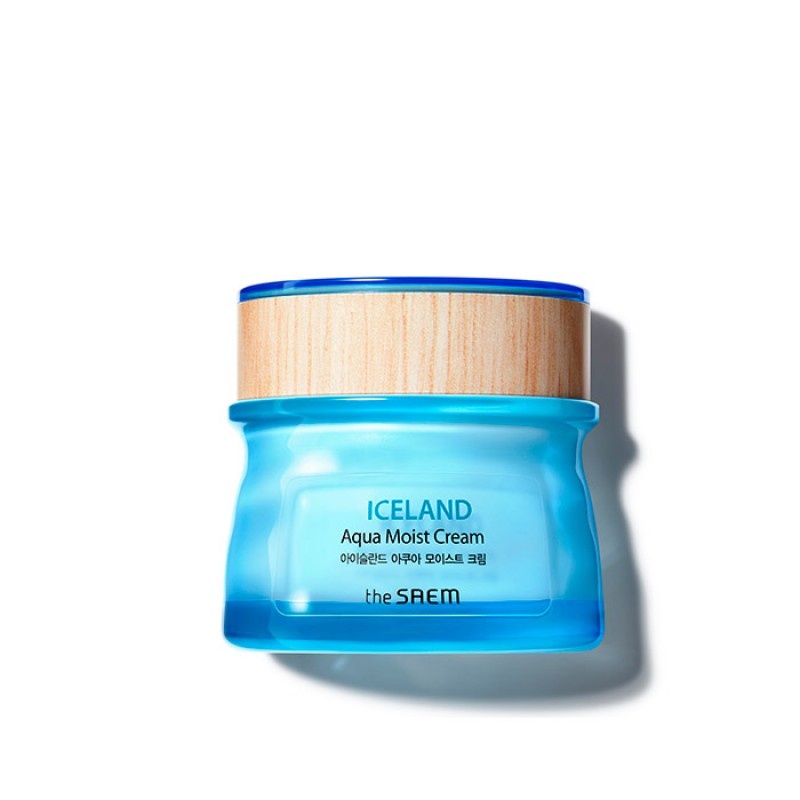 THE SAEM, Iceland Aqua Moist Cream, cremă hidratantă iceland , 60 ml