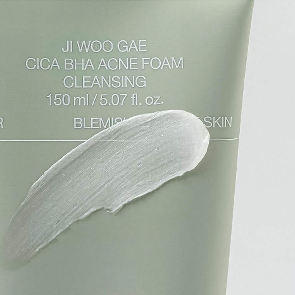 Celimax, Ji.Woo.Gae Cica BHA Acne Foam Cleansing - Purifying Foam for Acne Skin , spumă purificatoare pentru pielea cu acnee , 150 ml - 1 | YEO