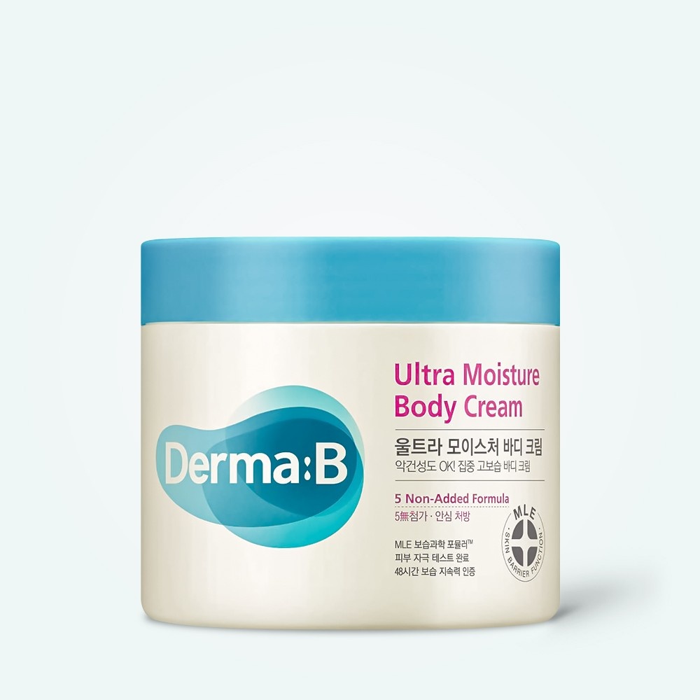DERMA-B, Ultra Moisture Body Cream, cremă de corp ultrahidratantă, 430 ml