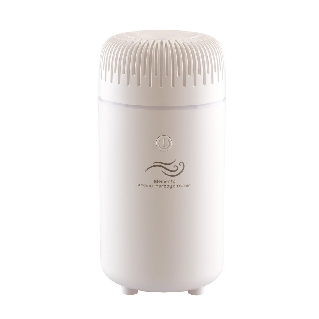 Ellemental, Difuzor de aromaterapie pentru mașină, Sunshine White, alimentare USB
