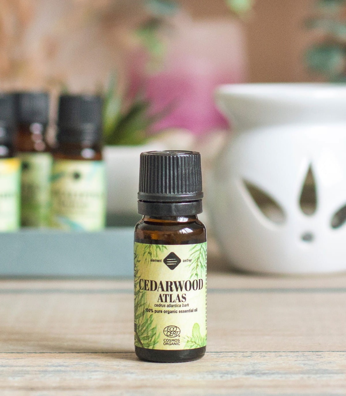 Ellemental, Ulei esențial de Cedru Atlas Bio, 10 ml - 3 | YEO