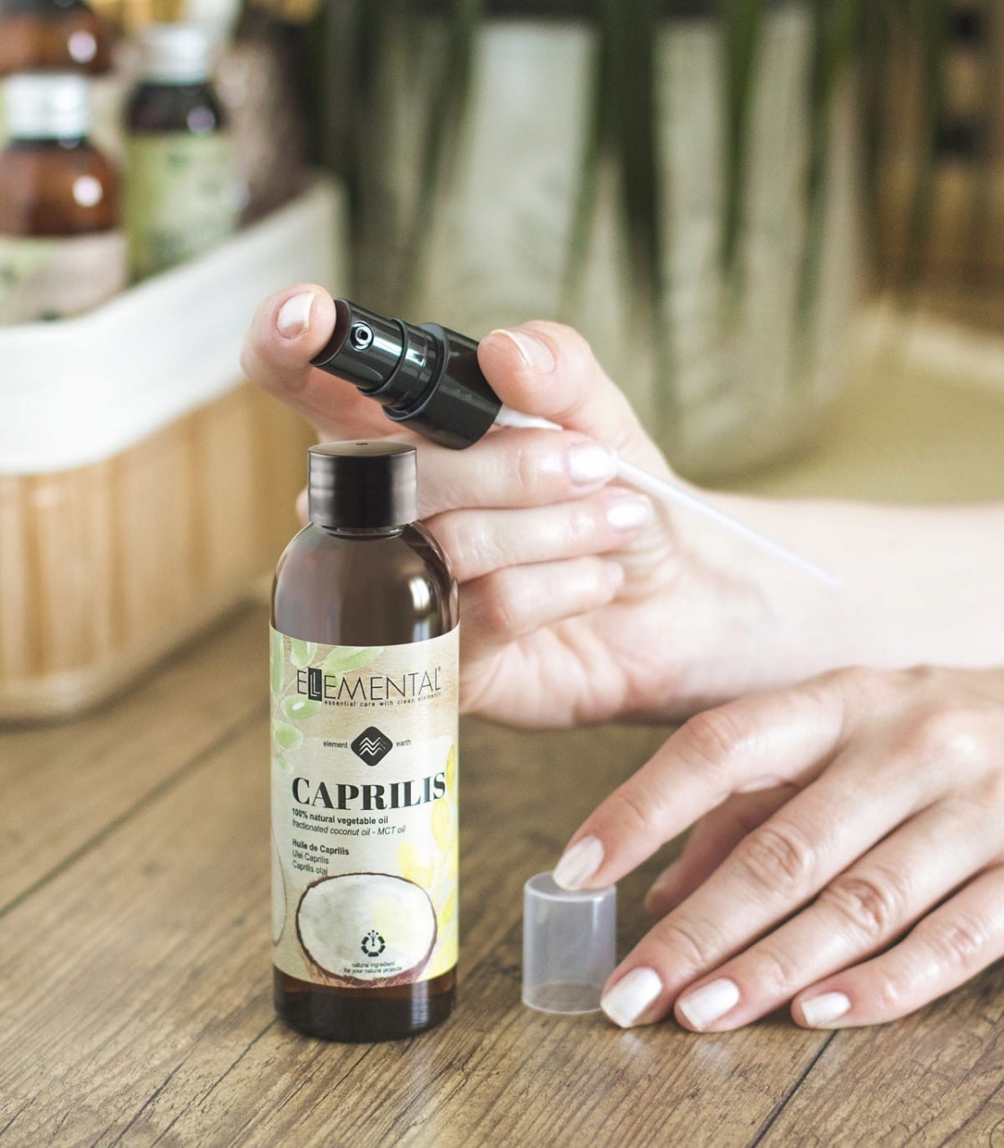 Ellemental, Ulei fracționat de cocos Caprilis, 100 ml - 2 | YEO