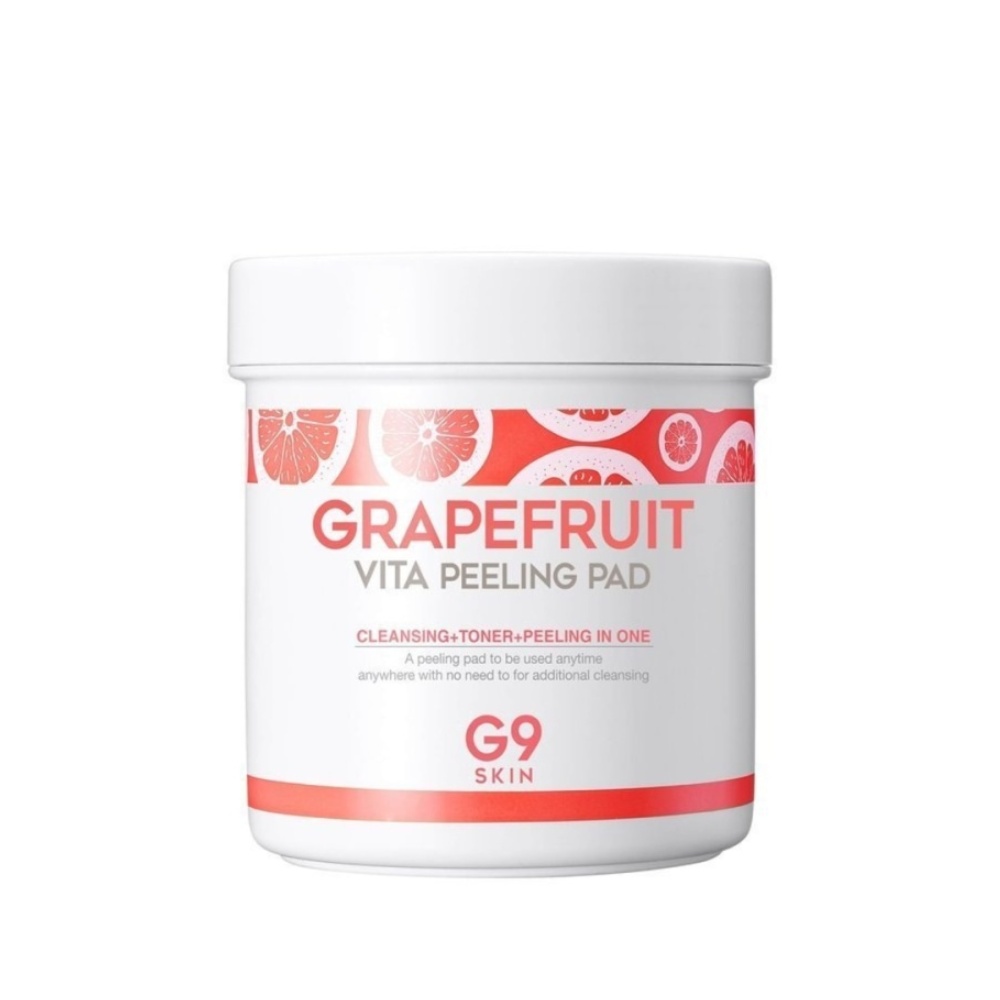 G9SKIN, Grapefruit Vita Peeling Pad, dischete de exfoliere, 100 buc