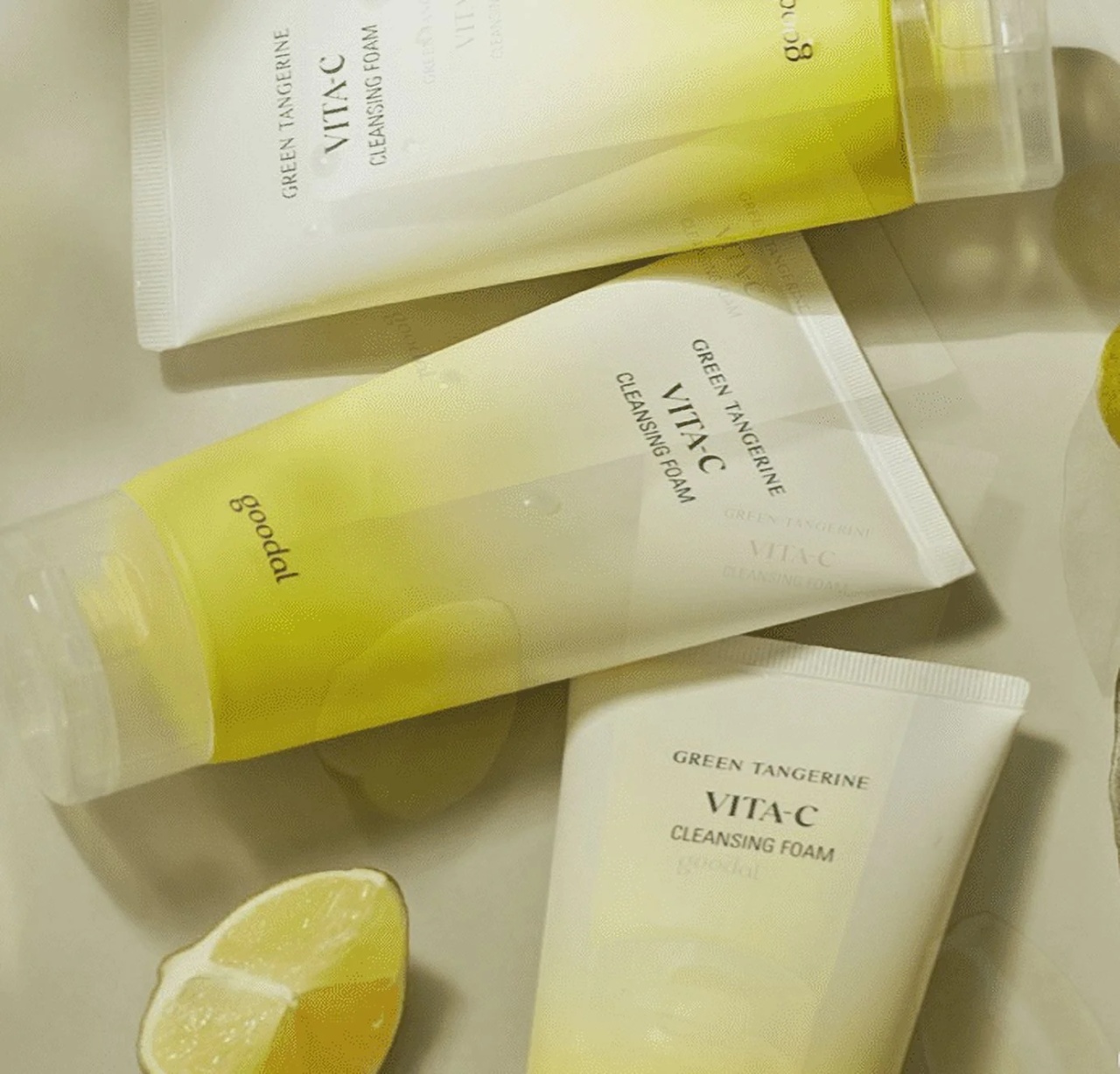 GOODAL, Green Tangerine Vita C Cleansing Foam, spumă de curățare cu mandarină verde , 150 ml - 1 | YEO