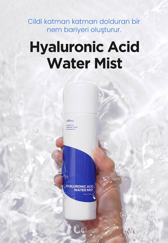 ISNTREE, Hyaluronic Acid Water Mist, spray hidratant cu acid hialuronic, 100 ml - 2 | YEO