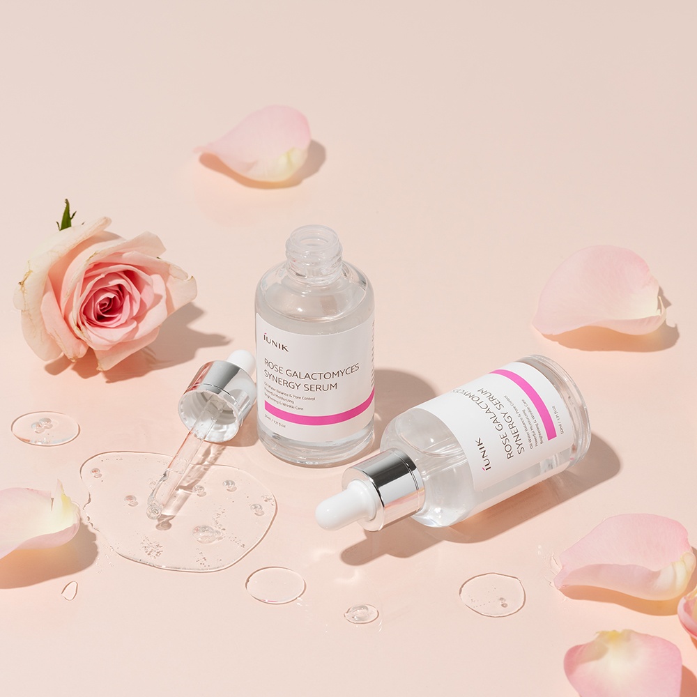 IUNIK, Rose Galactomyces Synergy Serum, ser pentru față, 50 ml - 1 | YEO