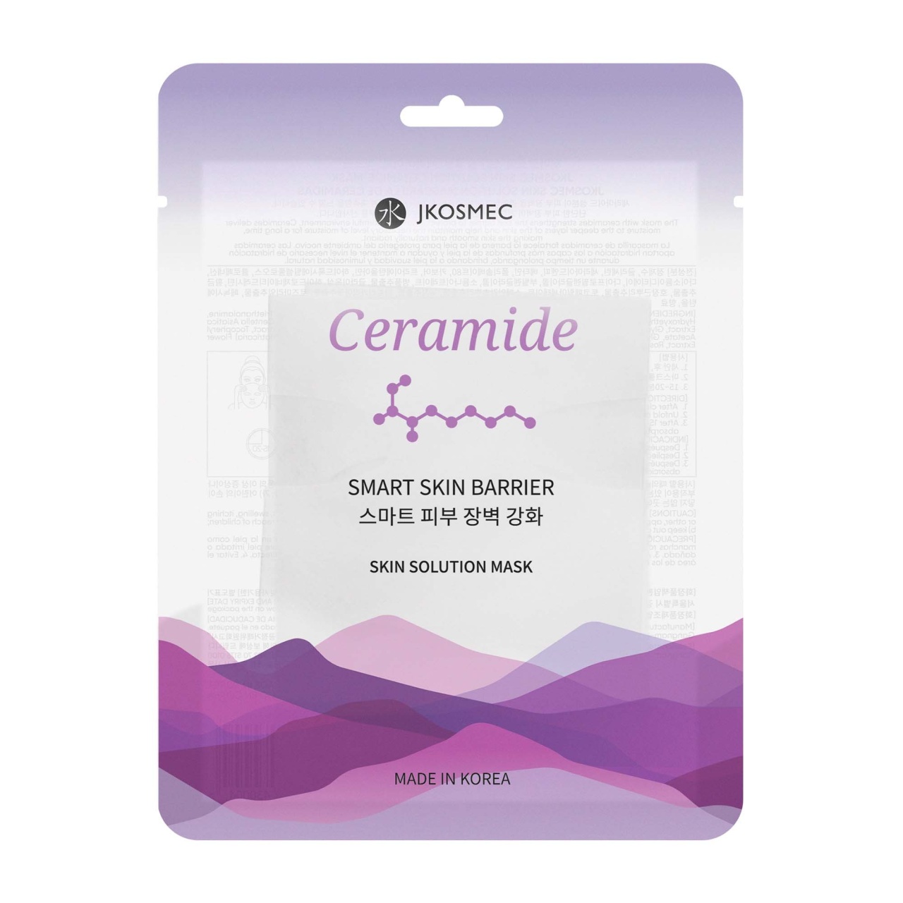 Jkosmec, Skin Solution Ceramide Mask, mască cu ceramide, 25 ml