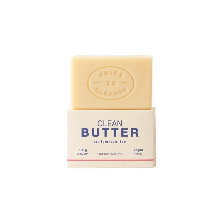 Juice to Cleanse, Clean Butter Cold Pressed Bar, săpun pentru ten, 100 g