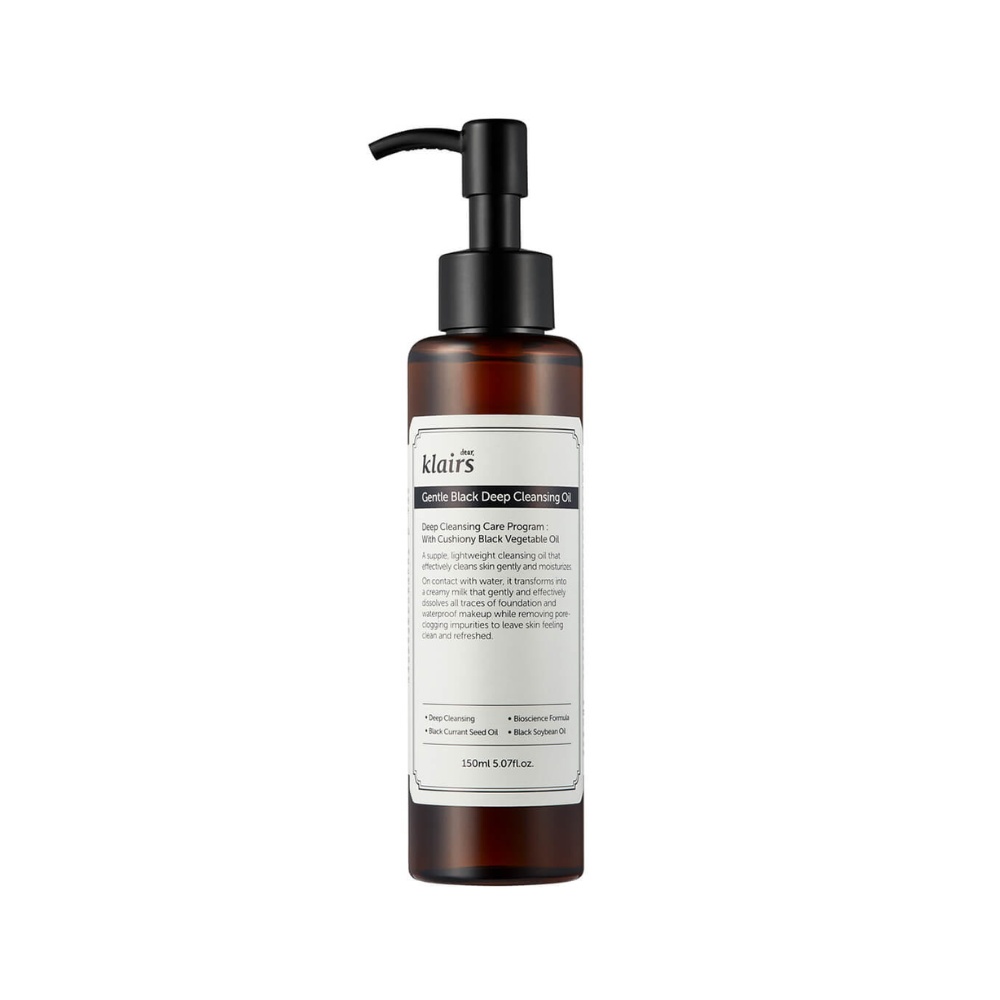 Klairs, Gentle Black Deep Cleansing Oil, ulei de curățare profundă, 150 ml