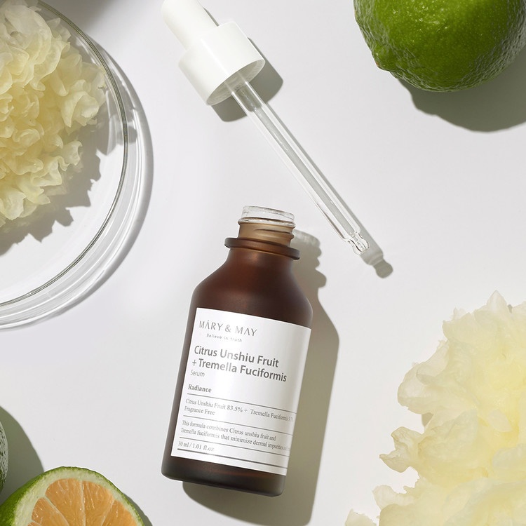 Mary&May, Citrus Unshiu + Tremella Fuciformis Serum, ser cu absorbtie rapida, 30 ml - 1 | YEO