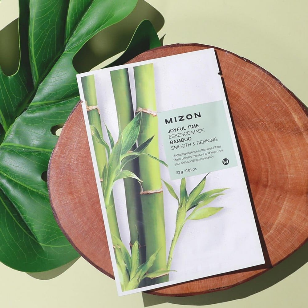 MIZON, Joyful Time Essence Mask [Bamboo], mască pentru față, 23 g - 2 | YEO