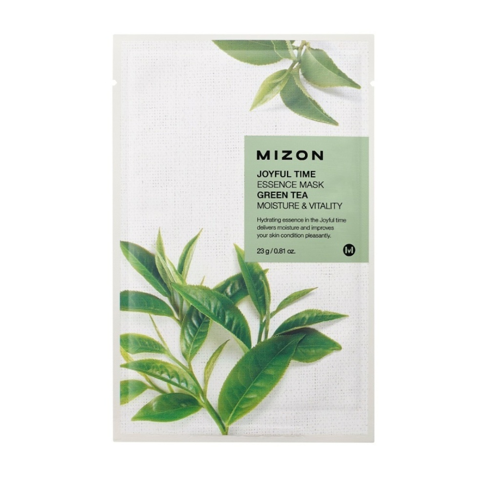 MIZON, Joyful Time Essence Mask [Green Tea], mască pentru față, 23 g