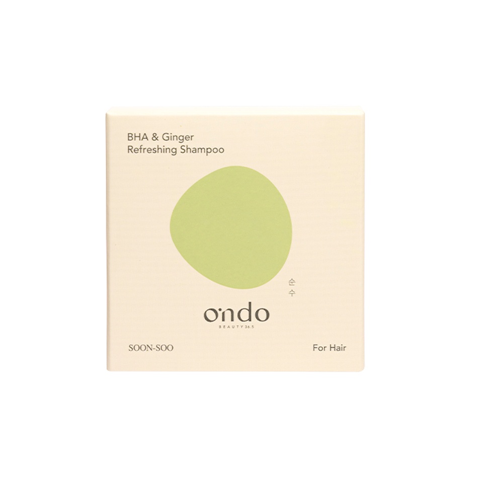 Ondo Beauty 36.5, Bha & Ginger Refreshing Shampoo, șampon revigorant cu bha și ghimbir, 70 g - 2 | YEO