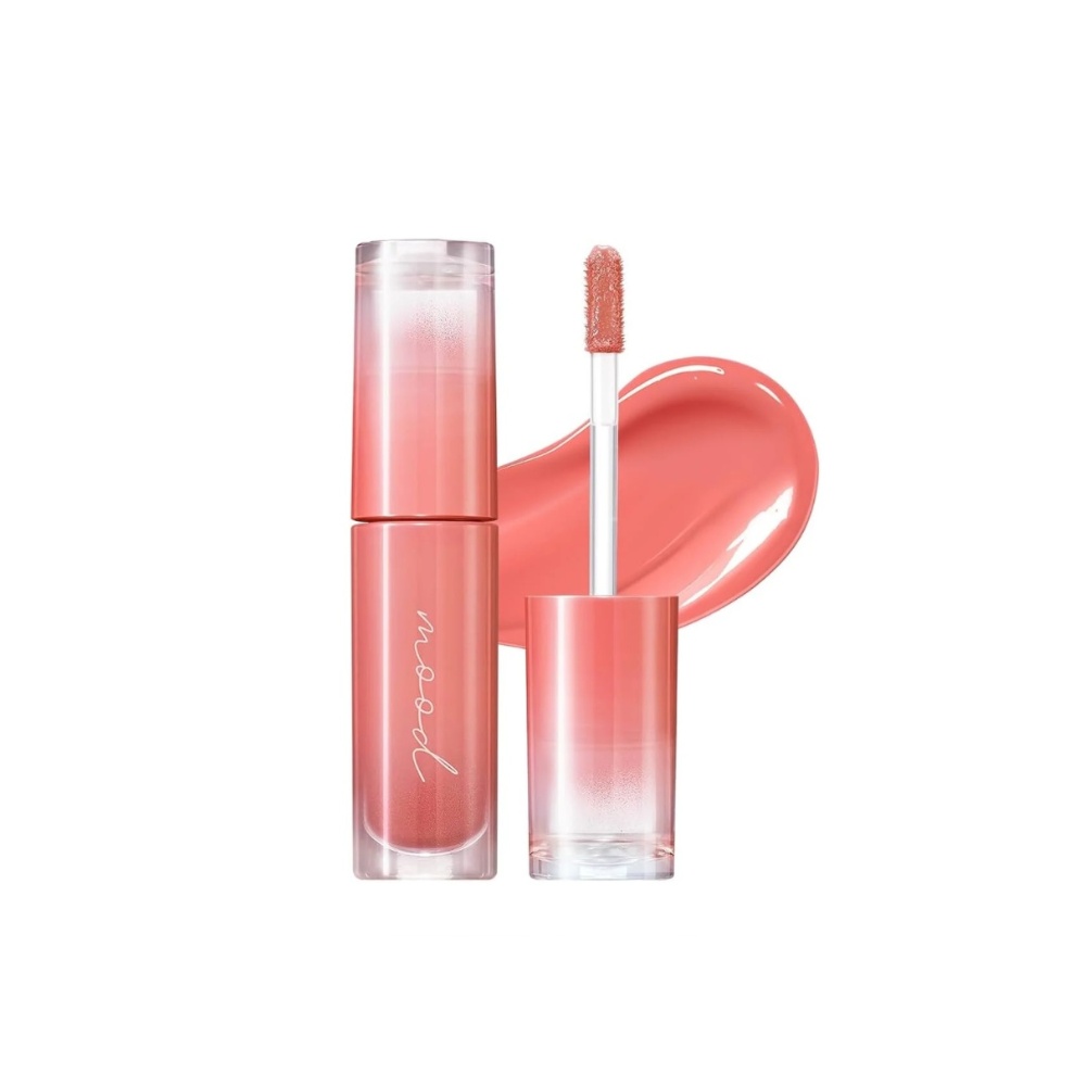 PERIPERA, Ink Mood Glowy Tint 02 Coral Influencer, luciu de buze, 4 g - 1 | YEO