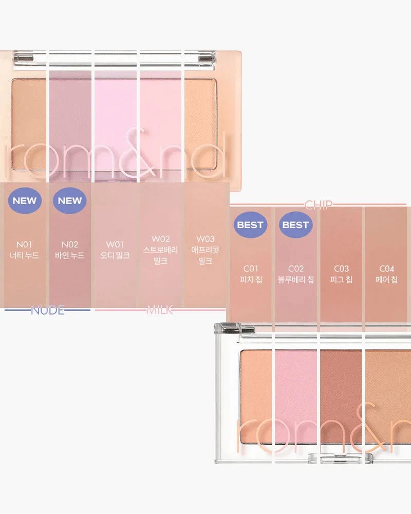 Rom&nd, Better Than Cheek - Blush - C04 Pear Chip , fard de obraz, 4 g - 2 | YEO