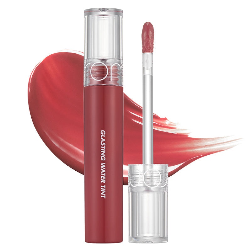 Rom&amp;nd, Glasting Water Tint - Glossy Lip Tint - 08 Rose Stream , nuanțator de buze cu efect de apă, 4 g
