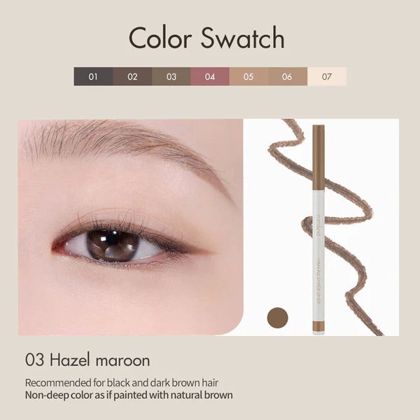 Rom&nd, Han All Shade Liner - 03 Hazel Maroon , creion de ochi, 0.9 g