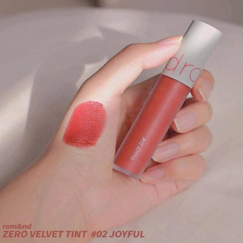 Rom&nd, Zero Velvet Tint - Matte Velvet Lip Tint - 02 Joyful , ruj de buze cu finisaj mat , 5.5 g - 2 | YEO