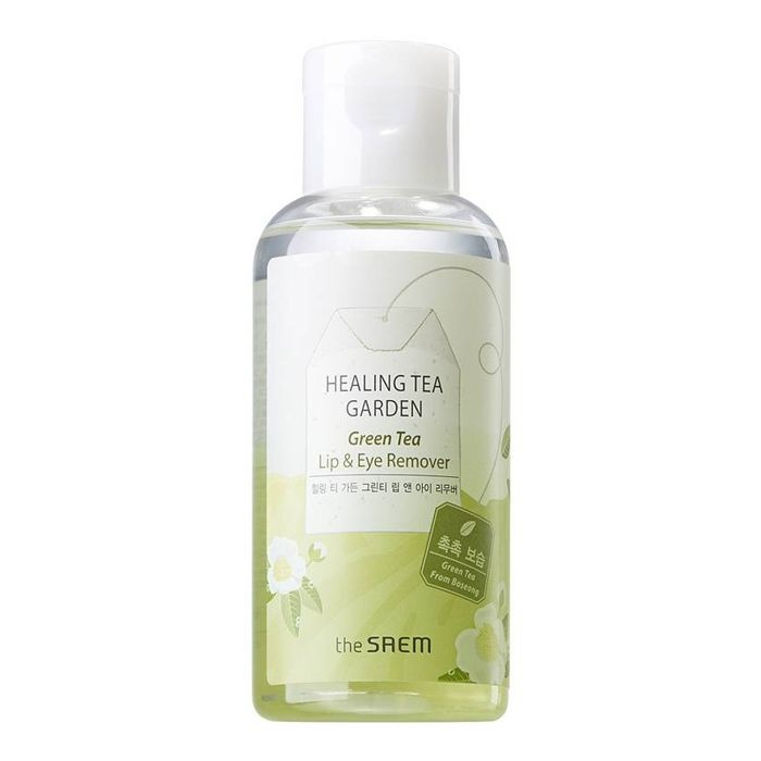 THE SAEM, Healing Tea Garden Green Tea Lip & Eye Remover, demachiant pentru buze și ochi, 150 ml - 1 | YEO