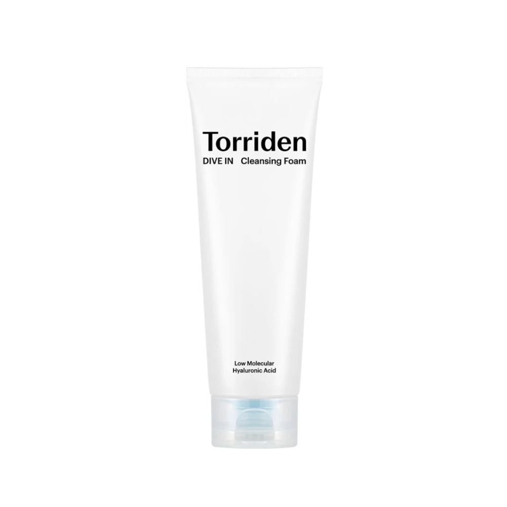 Torriden, DIVE-IN Low Molecular Hyaluronic Acid Cleansing Foam, spumă de curățare cu acid hialuronic, 150 ml