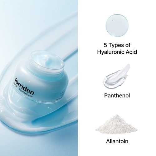 Torriden, Dive-In Low Molecule Hyaluronic Acid Soothing Cream, crema cu acid hialuronic, 100 ml
