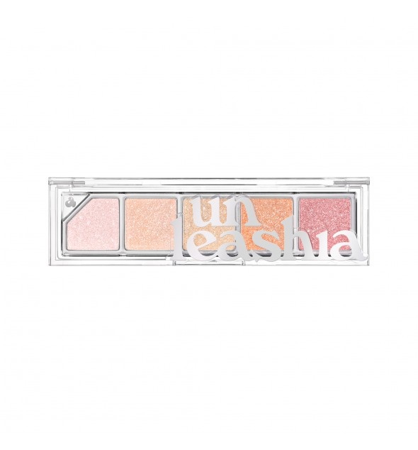 Unleashia, Mood Shower Face Palette, 100 BALLERINA, paletă cu iluminatoare, 4 g