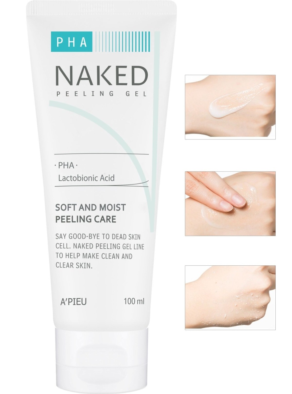 A´PIEU, Naked Peeling Gel (Pha), gel exfoliant, 100 ml - 1 | YEO