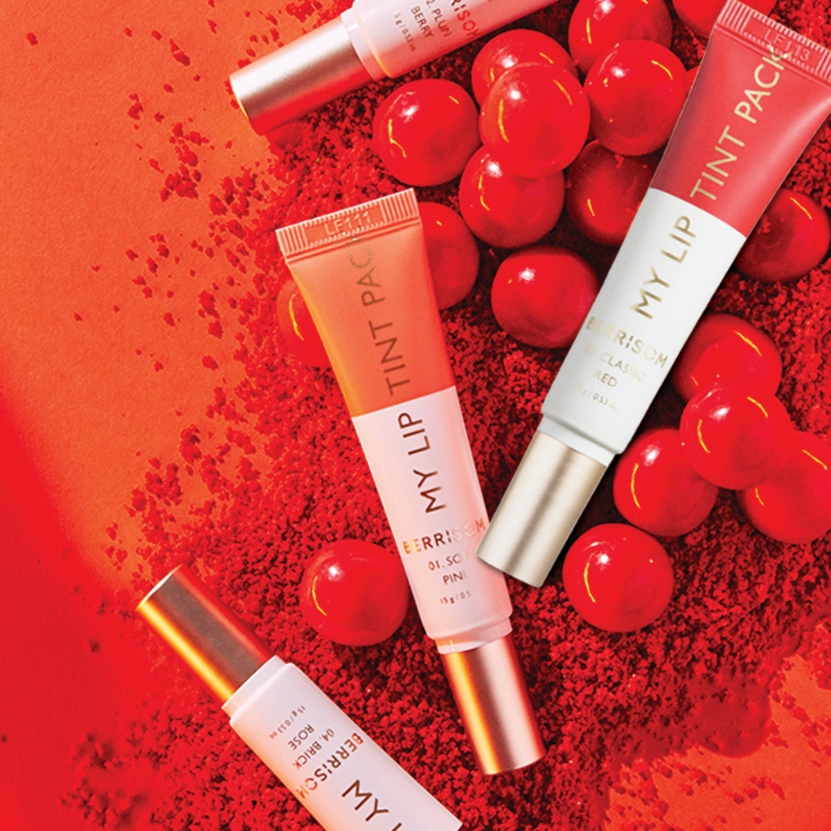 BERRISOM, My Lip Tint Pack Plum Berry, nuanțator de buze, 15 g - 3 | YEO