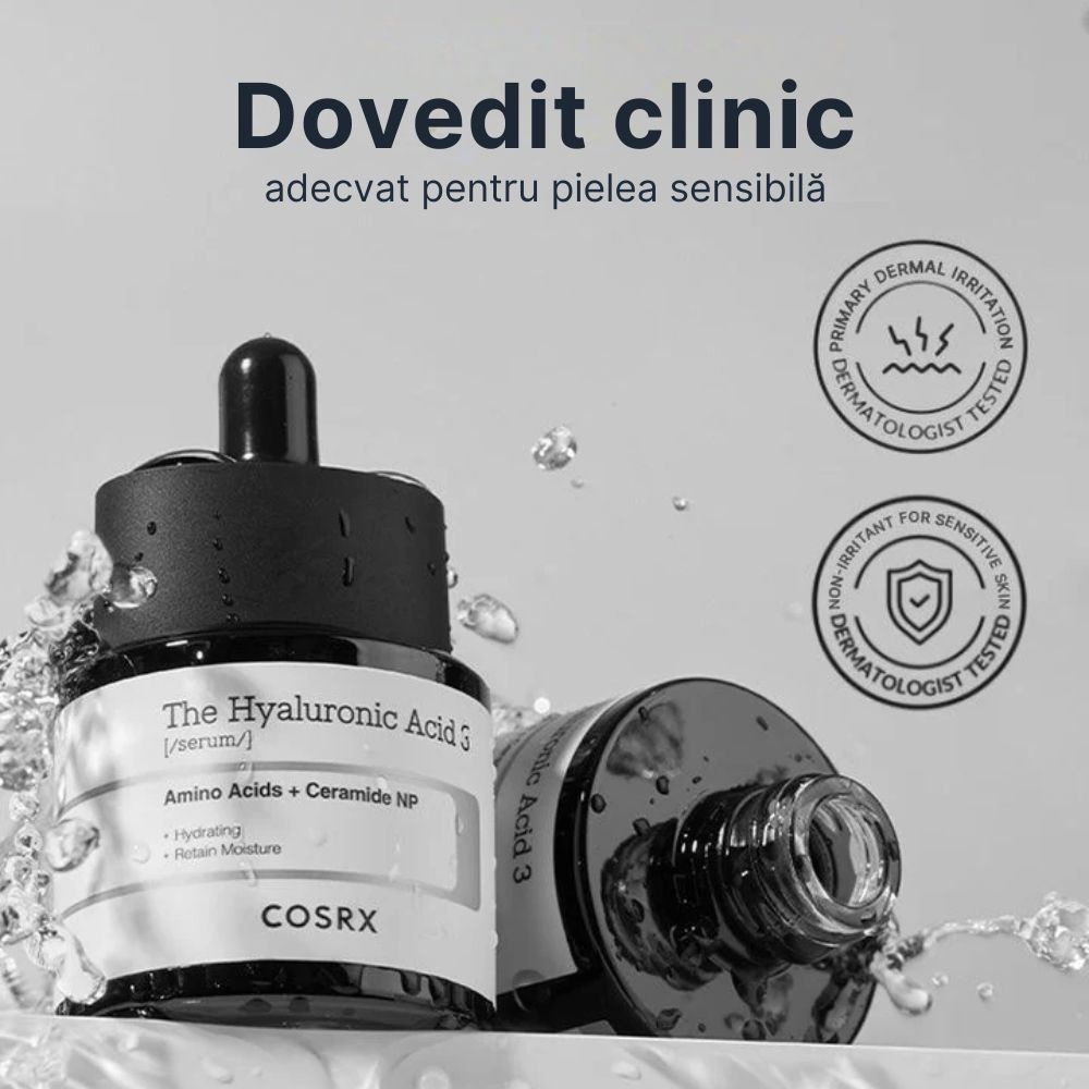 COSRX, Face Serum The Hyaluronic Acid 3, ser cu acid hialuronic, 20 ml - 1 | YEO