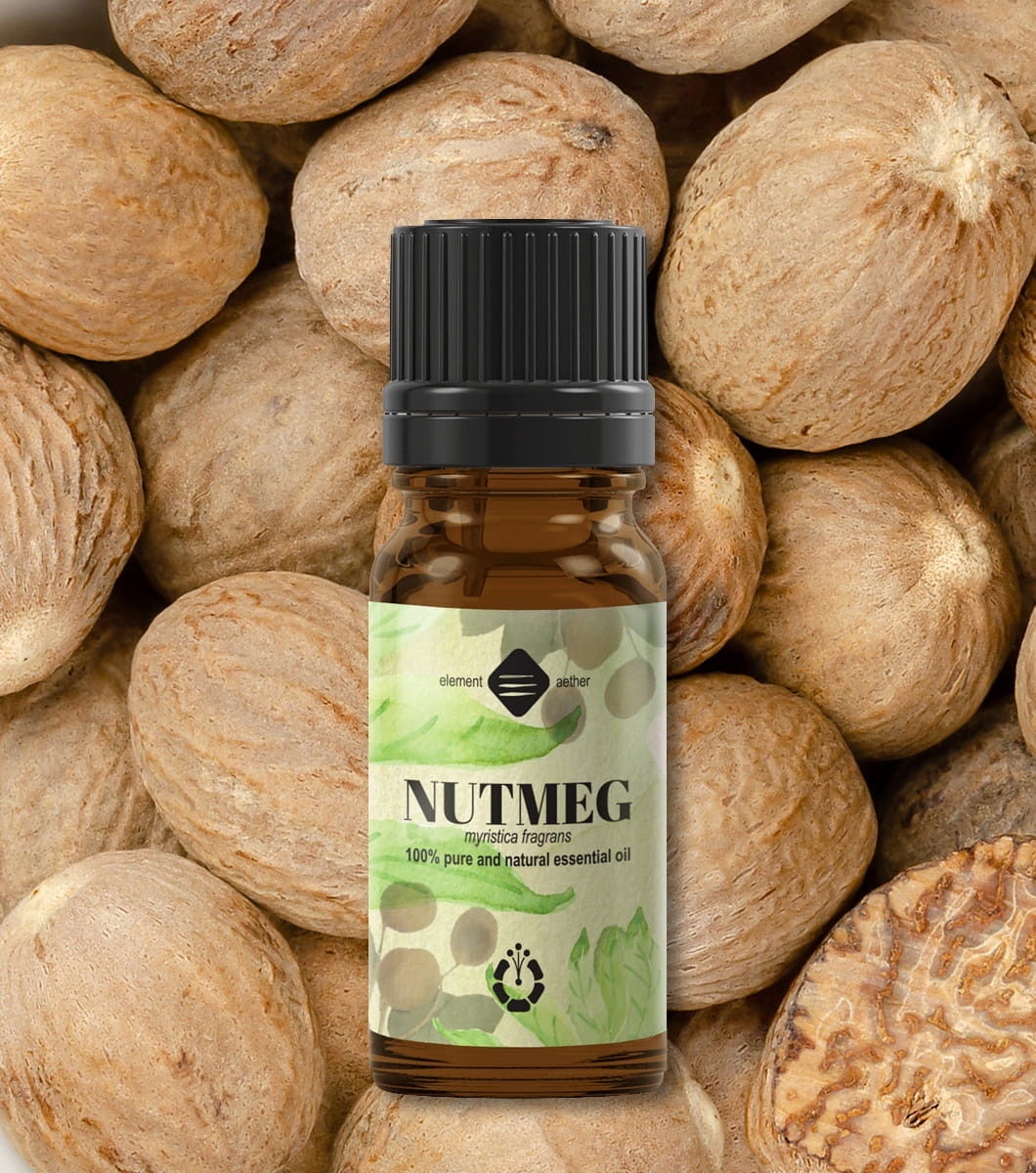 Ellemental, Ulei esențial de Nucșoară, 10 ml - 1 | YEO