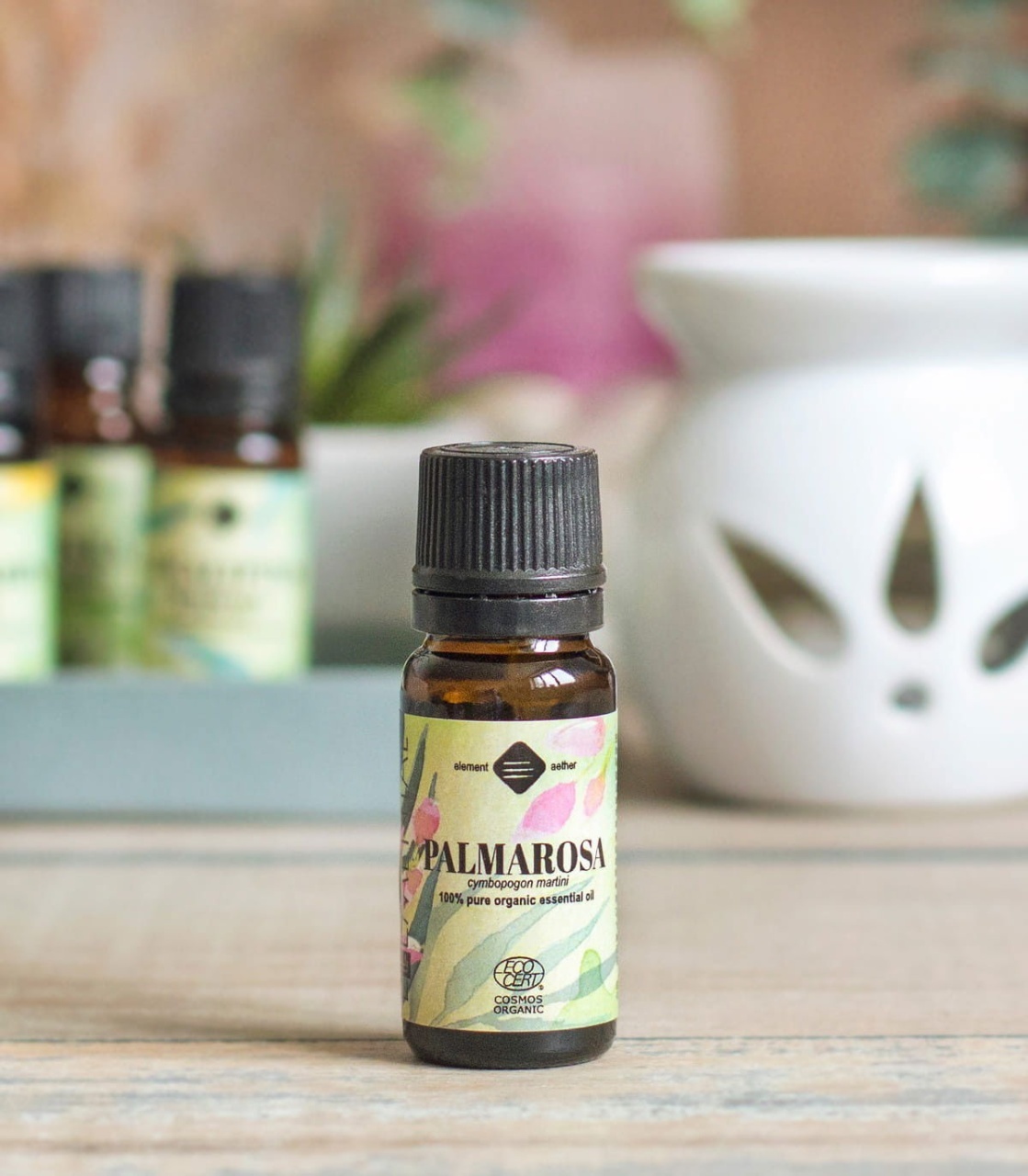 Ellemental, Ulei esențial de Palmarosa Bio, 10 ml - 3 | YEO