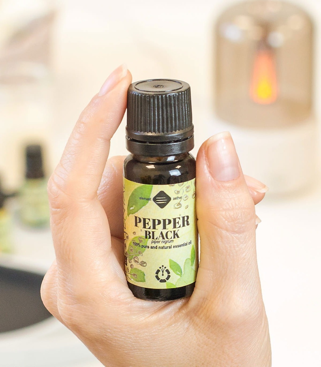 Ellemental, Ulei esențial de Piper negru, 10 ml - 2 | YEO
