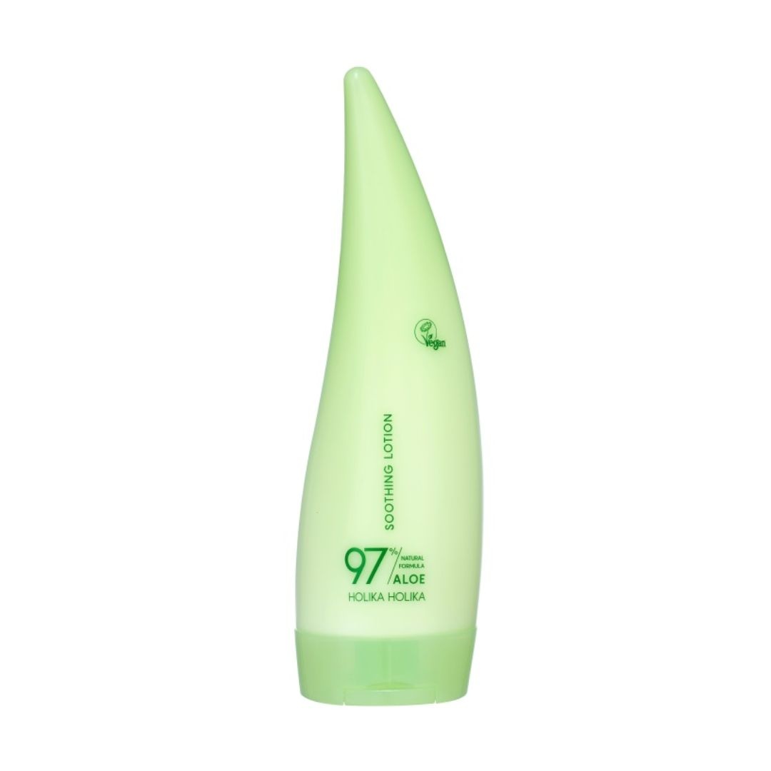 HOLIKA HOLIKA , Aloe Natural Formula 97% Soothing Lotion, loțiune calmantă cu 97% aloe vera, 240 ml