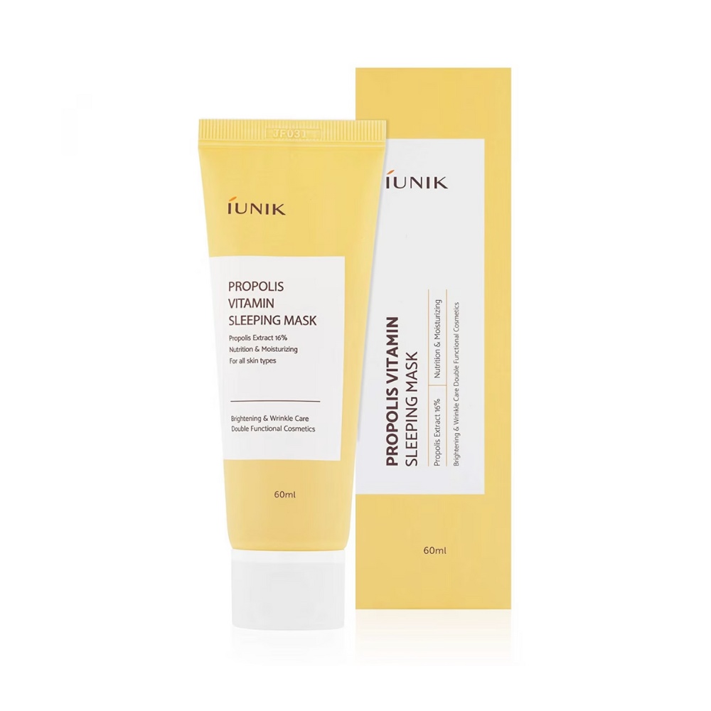 IUNIK, Propolis Vitamin Sleeping Skin Mask, mască cu propolis, 60 ml