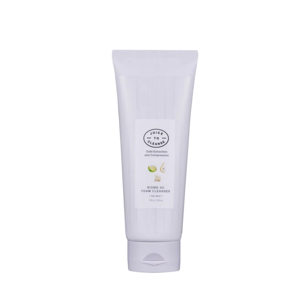 Juice to Cleanse, Biome Ac Foam Cleanser, spumă de curățare, 150 g