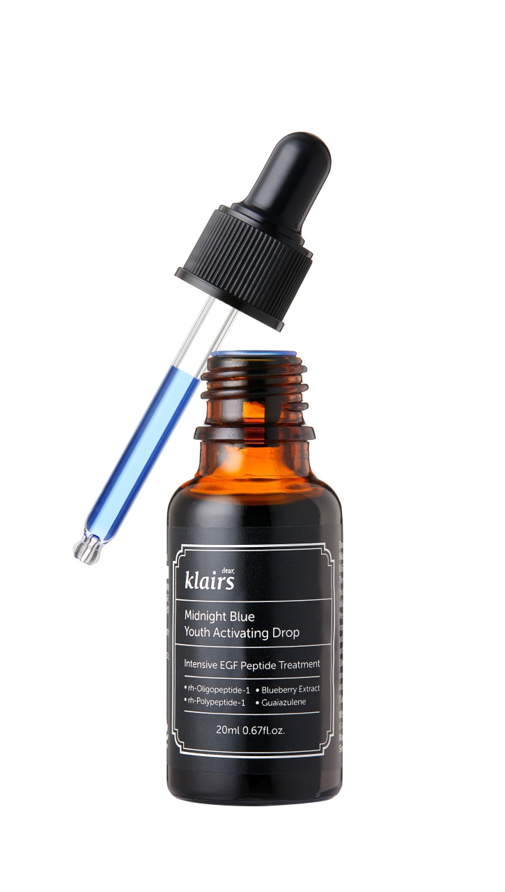 Klairs, Midnight Blue Youth Activating Drop, ser activator de tinerețe, 20 ml - 3 | YEO