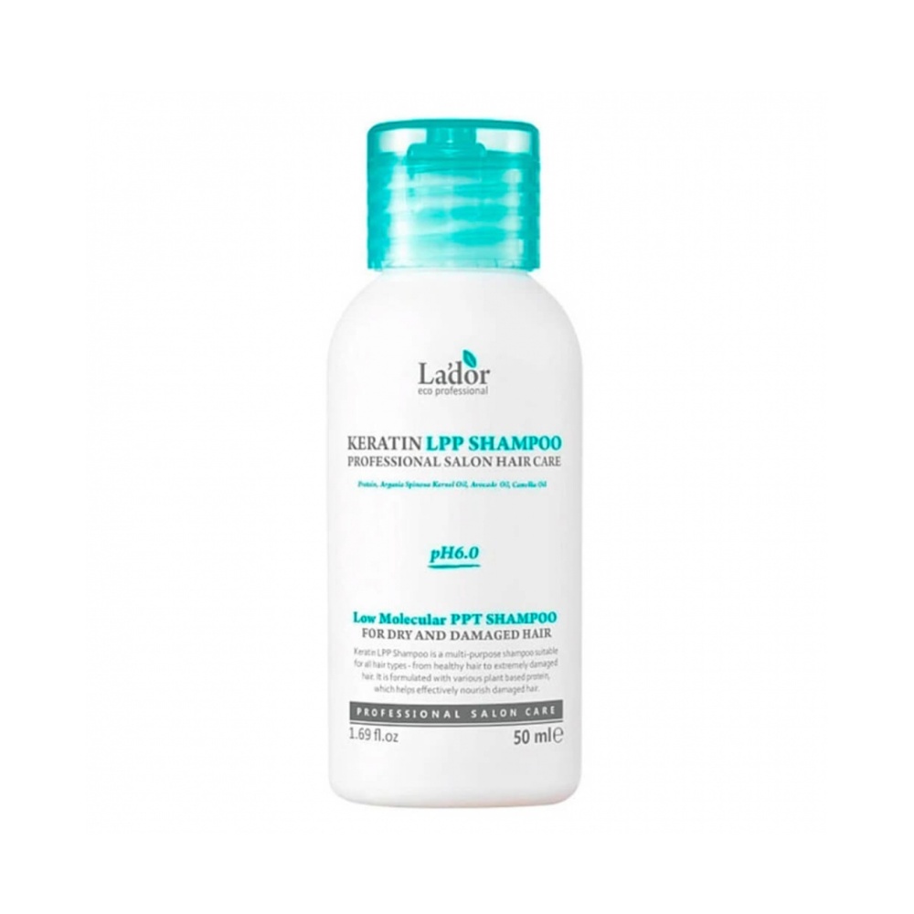 LA´DOR, Keratin LPP Shampoo, șampon cu cheratină, 50 ml