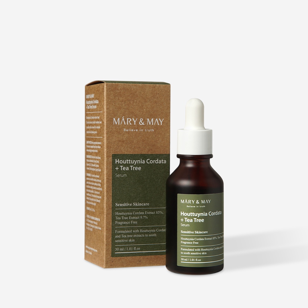 Mary&May, Houttuynia Cordata +Tea Tree Serum, ser cu abore de ceai, 30 ml - 2 | YEO
