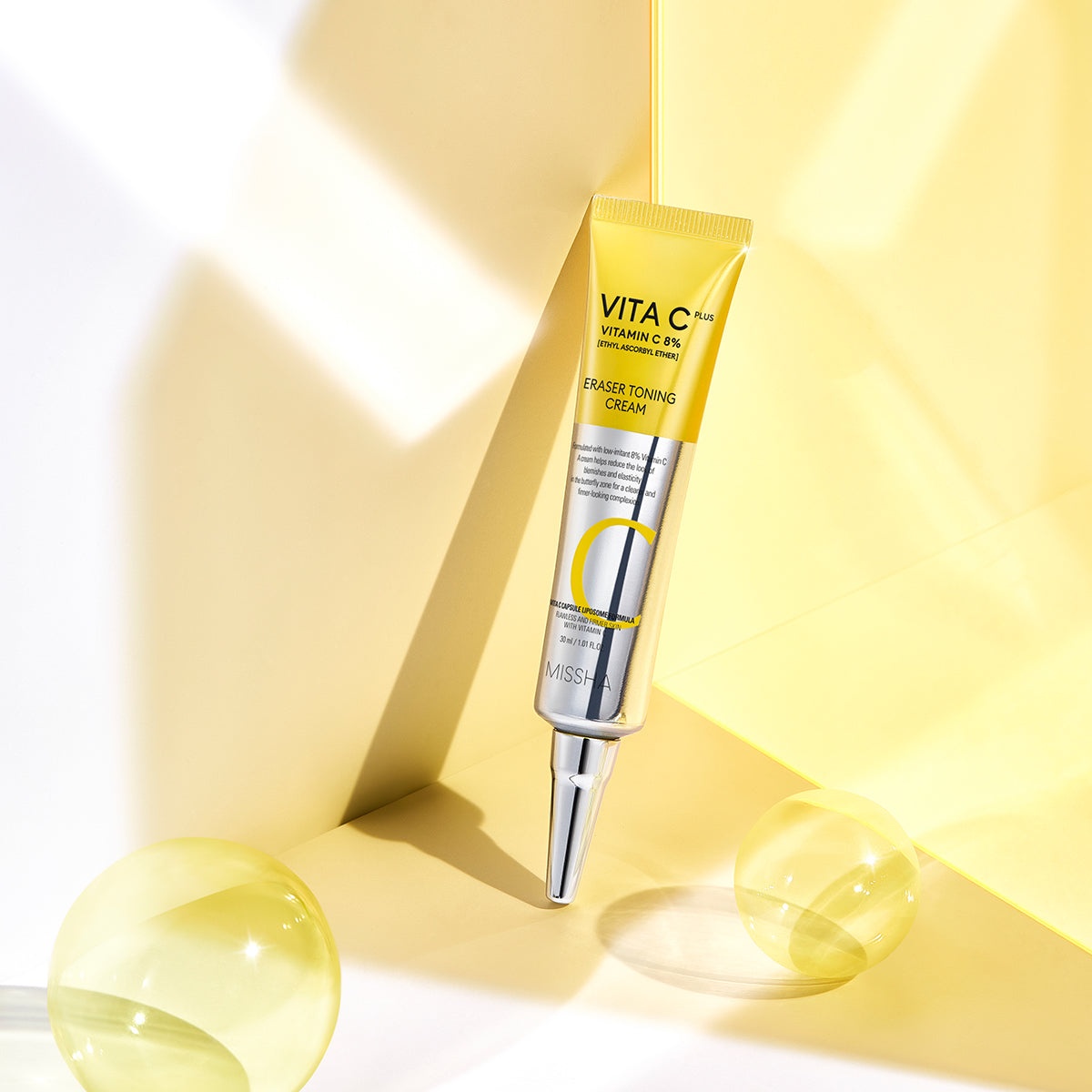 MISSHA, Vita C Plus Eraser Toning Cream, cremă tonifiantă vita C plus, 30 ml - 2 | YEO