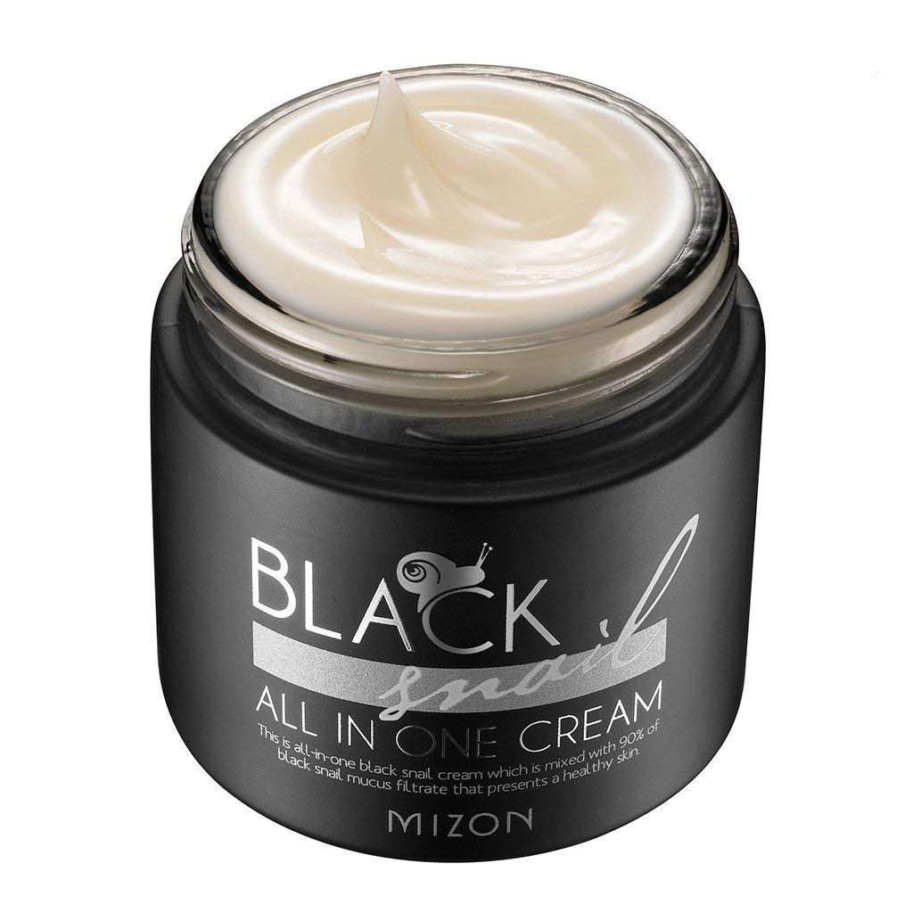 MIZON, Black Snail All In One Cream, cremă cu extract de melc, 75 ml - 2 | YEO