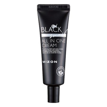 MIZON, Black Snail All In One Cream Tube, cremă cu extract de melc, 35 ml