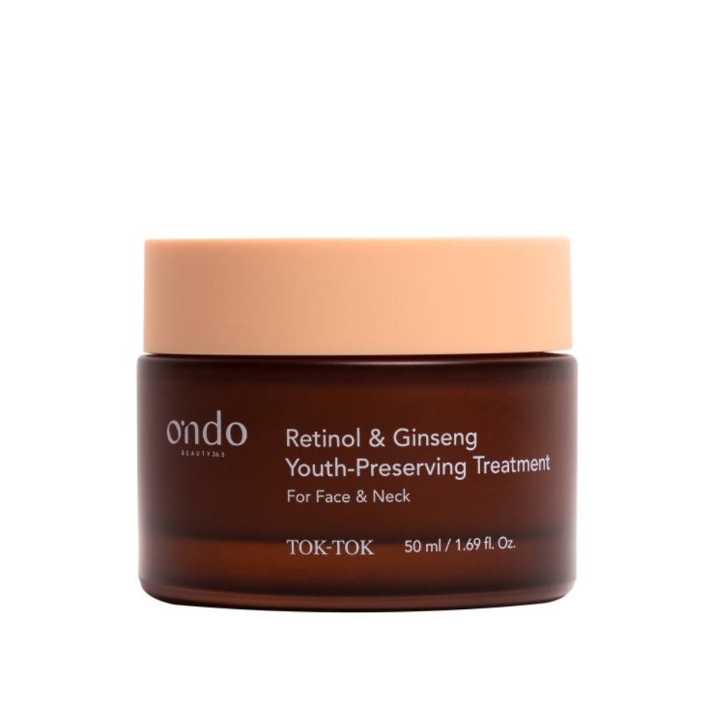Ondo Beauty 36.5, Retinol & Ginseng Youth Preserving Treatment, tratament pentru păstrarea tinereții, 50 ml